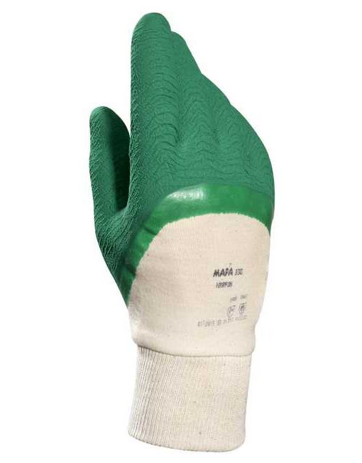 Gants latex Harpon vert 330