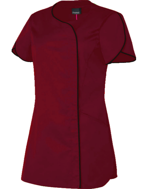 Tunique femme Ondine bordeaux / noir